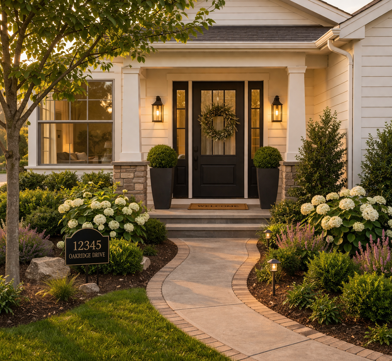 Santa Clarita pretty house close up